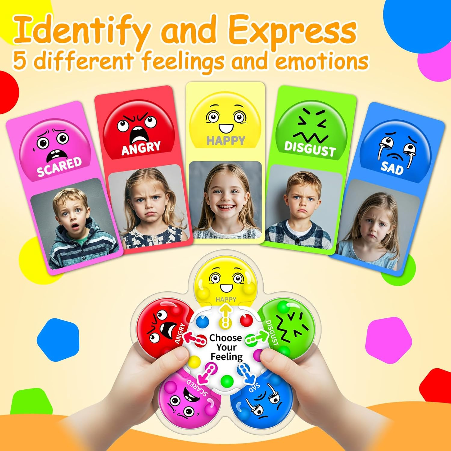 Color Sorting Sensory Toys for Kids with Autism, Autistic 5-7, Gifts for Kids, F