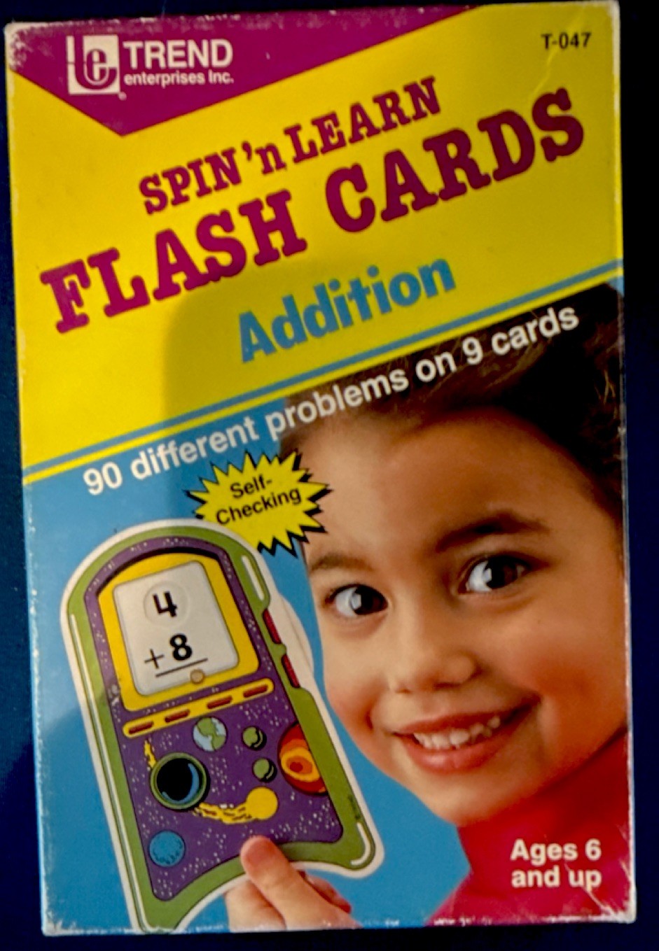 Spin ‘n Learn Addition Flash Cards Ages 6 & Up