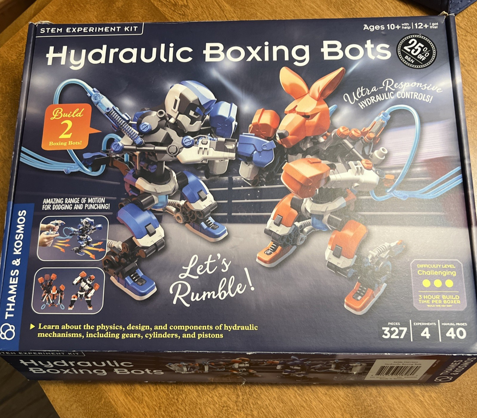 Thames & Kosmos Hydraulic Boxing Bots Stem Experiment Kit – New in Open Box
