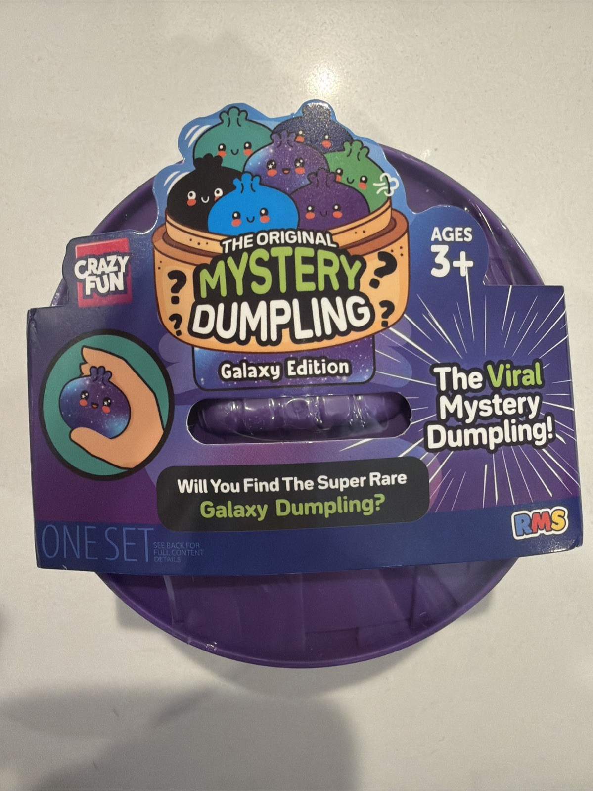 1x New! Crazy Fun Squishy Bun 🌌 Galaxy Edition 🌌 Original Mystery Dumpling Set