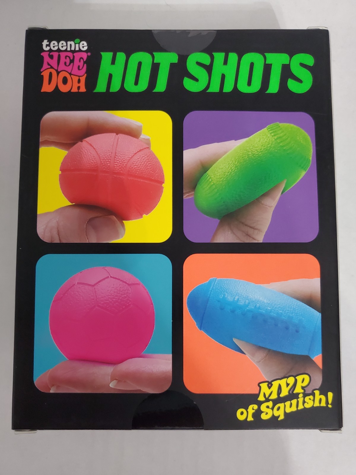 NEW Schylling Teenie Nee Doh Hot Shots Tik Tok Squeeze Toys Assorted Colors