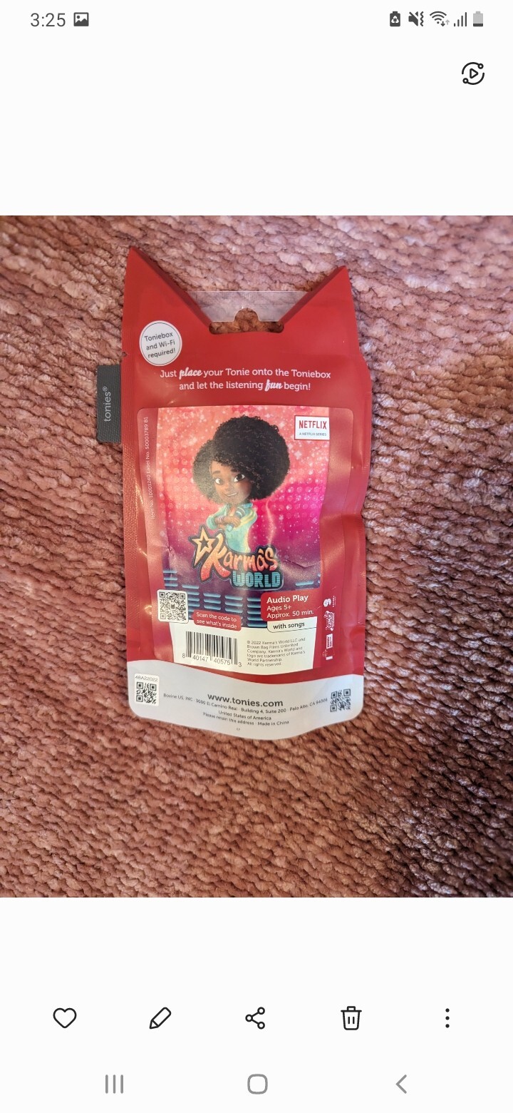 Tonies Karma’s World Tonies Audio Play Character Figure