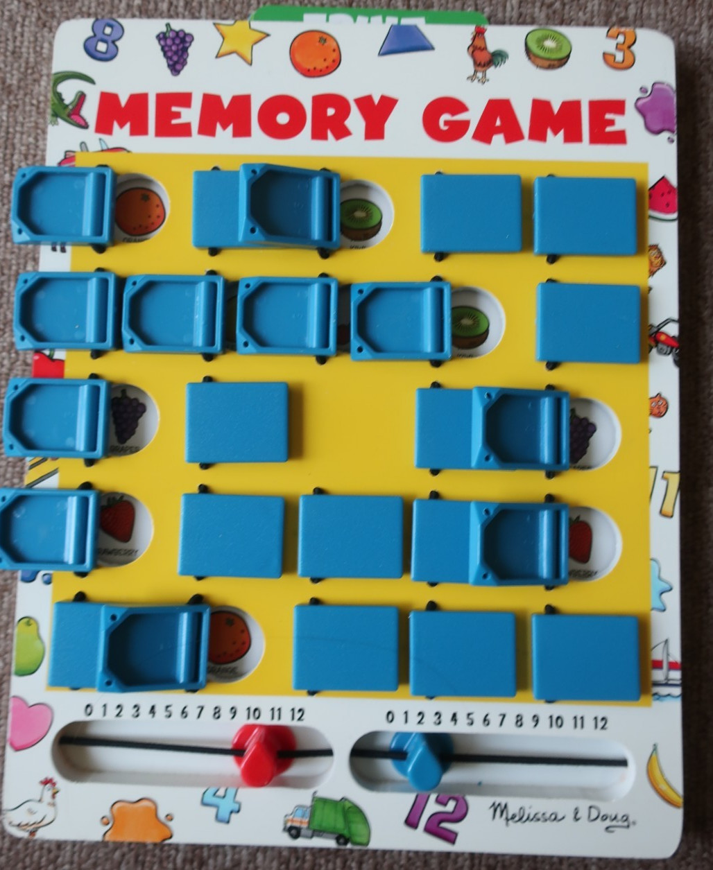 3 Pre-School Games; Things in My House, Lotto, Memory–All Complete