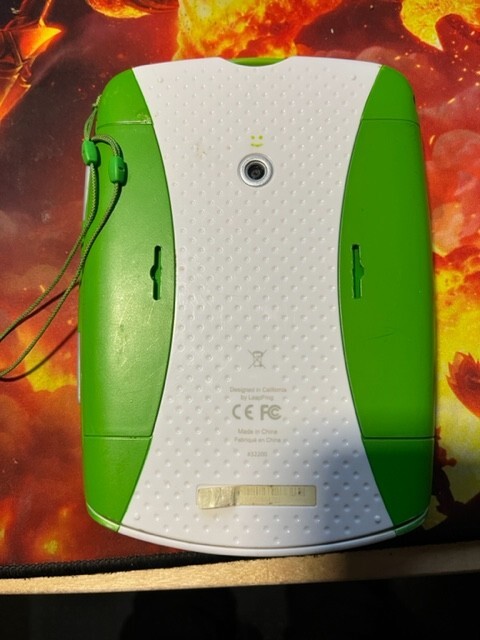 LeapFrog LeapPad 32200 White/Green With One Game TESTED Kids Learning