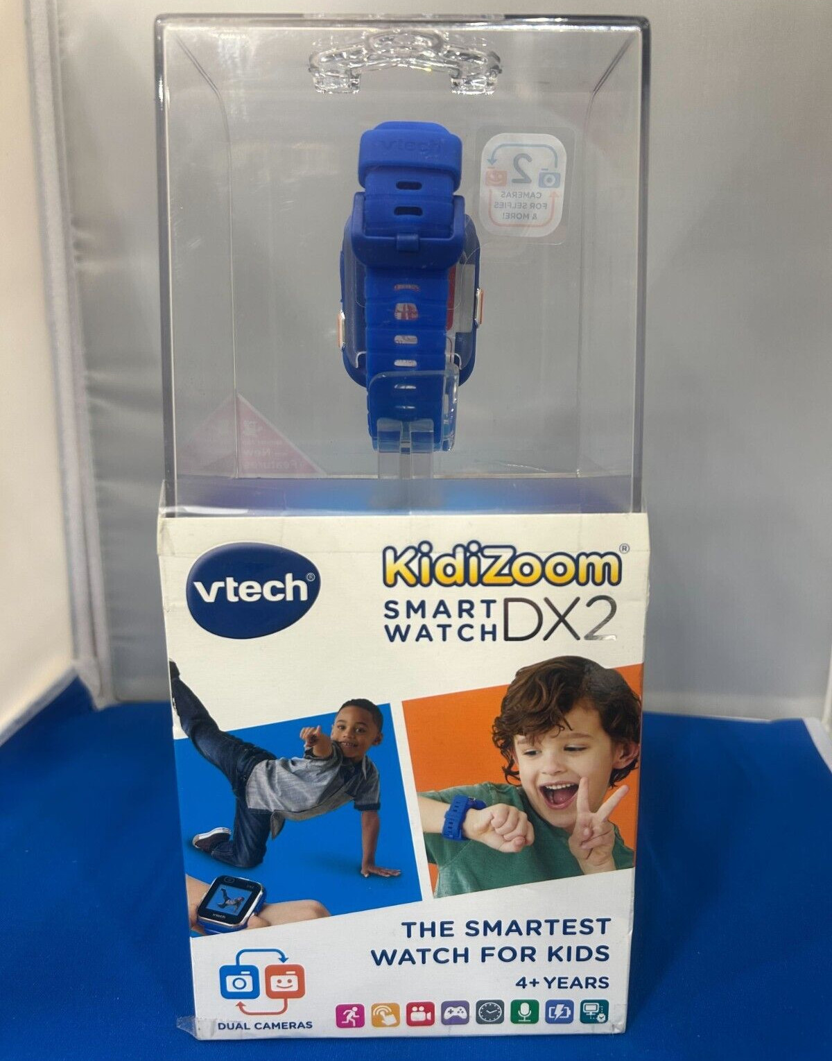 VTech 80-193808 Kidizoom Smartwatch DX2 Smart Watch – Blue open box