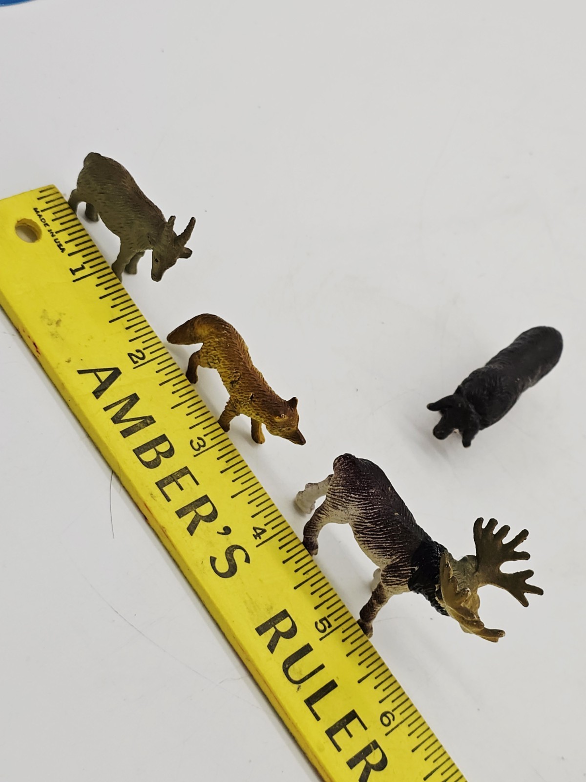Large Lot of 36 Small 2″ Jungle Wild Farm Animals Plastic Toy Figures Pretend