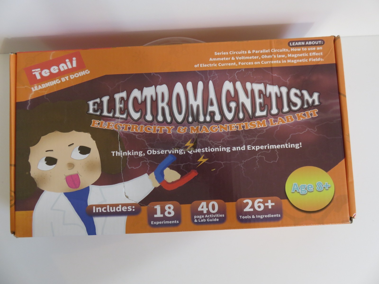 Electromagnetism Lab Kit Experiments Teenii Science Kit Ages 8+ Homeschool