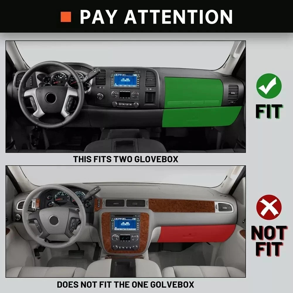07-13 Chevy Silverado LS LT WT/ GMC Sierra SL SLE Dash Board Cover Black