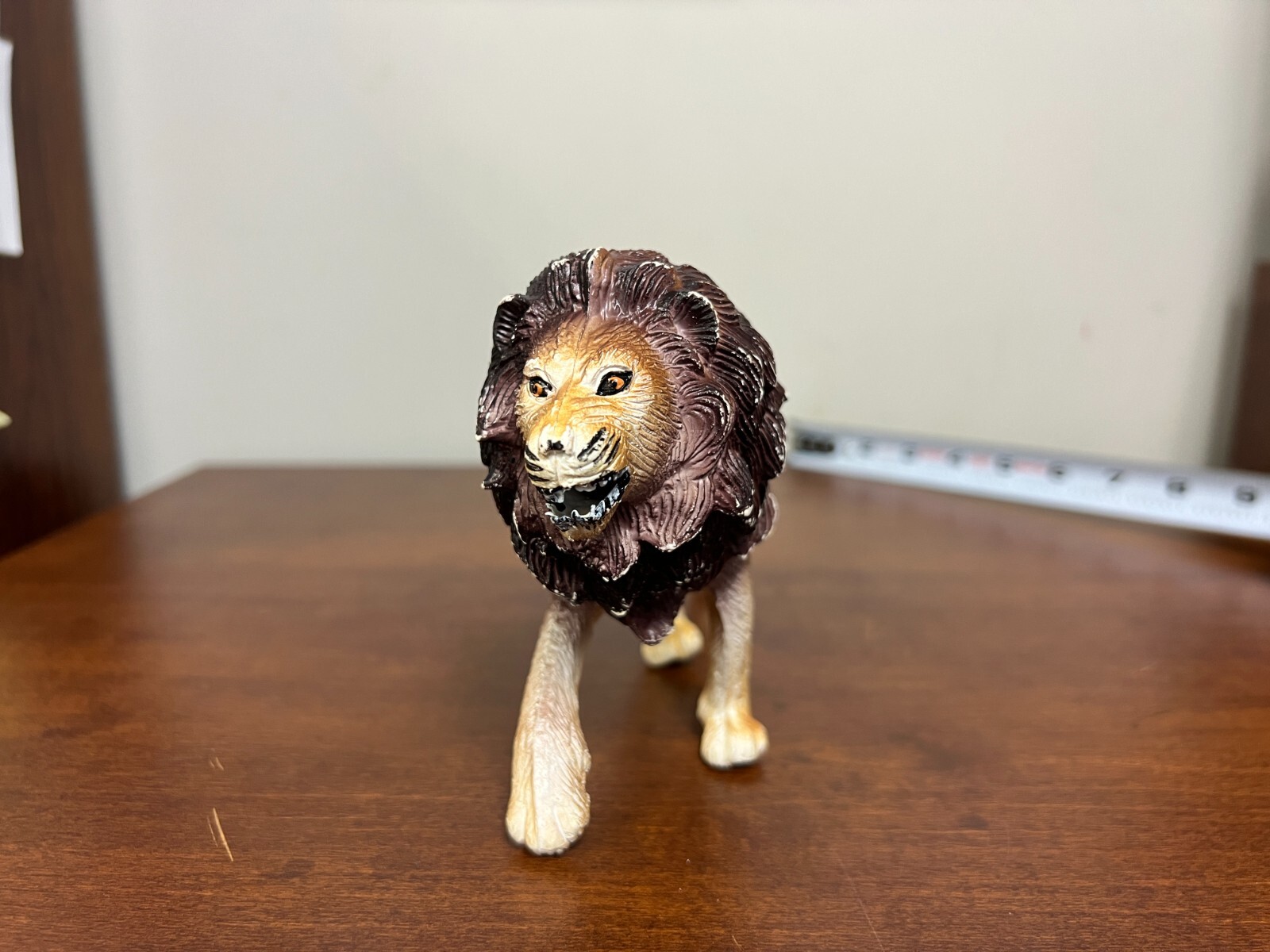 Vintage 1987 Rubber Lion Toy Figure