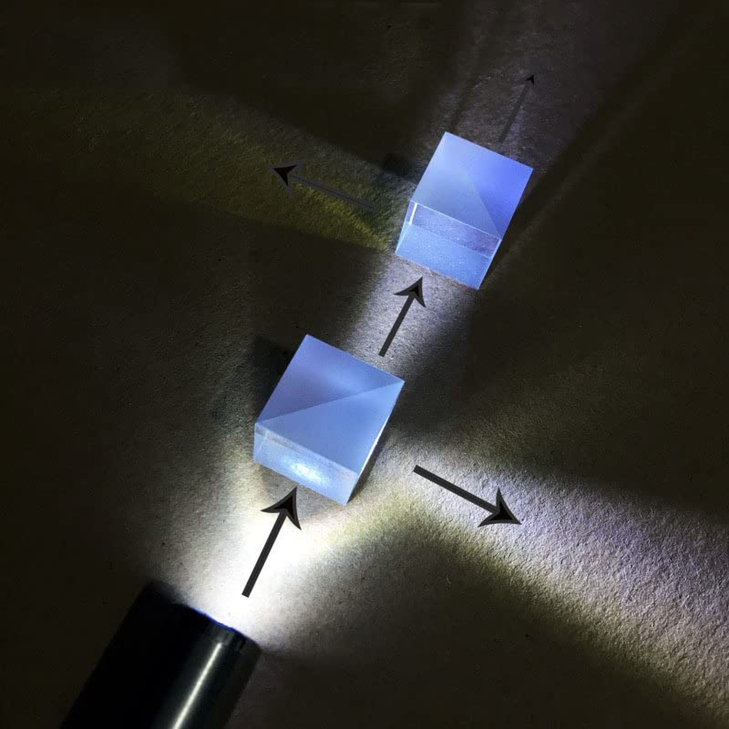 Beam Splitter Cube, Optical Glass Dichroic Prism Ratio 50:50 Spectrome Sicence