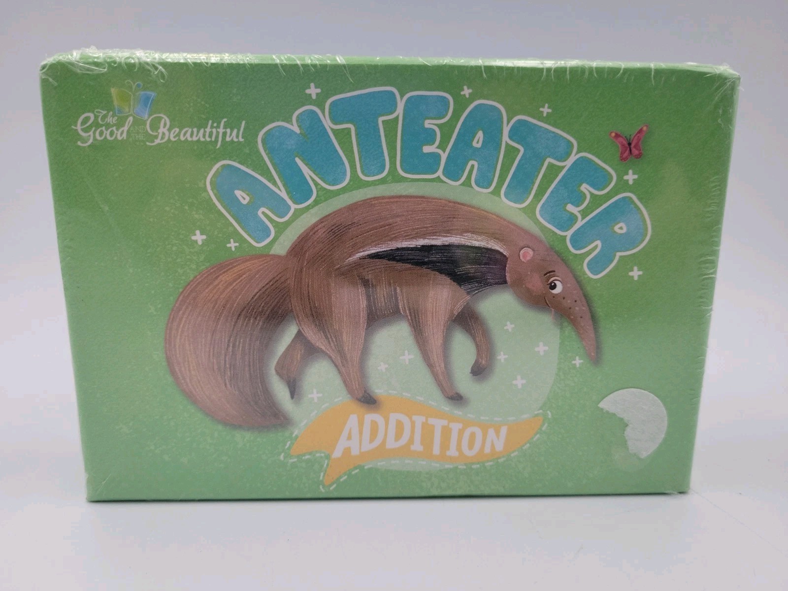 New Sealed Package The Good and The Beautiful Anteater Addition Flash Cards Game