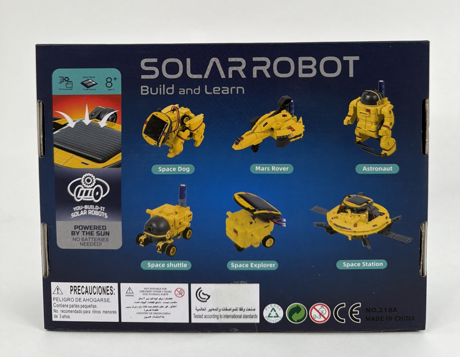 COBFDHA STEM Projects for Kids Age 8-12, Science Kits Boys, Solar Yellow