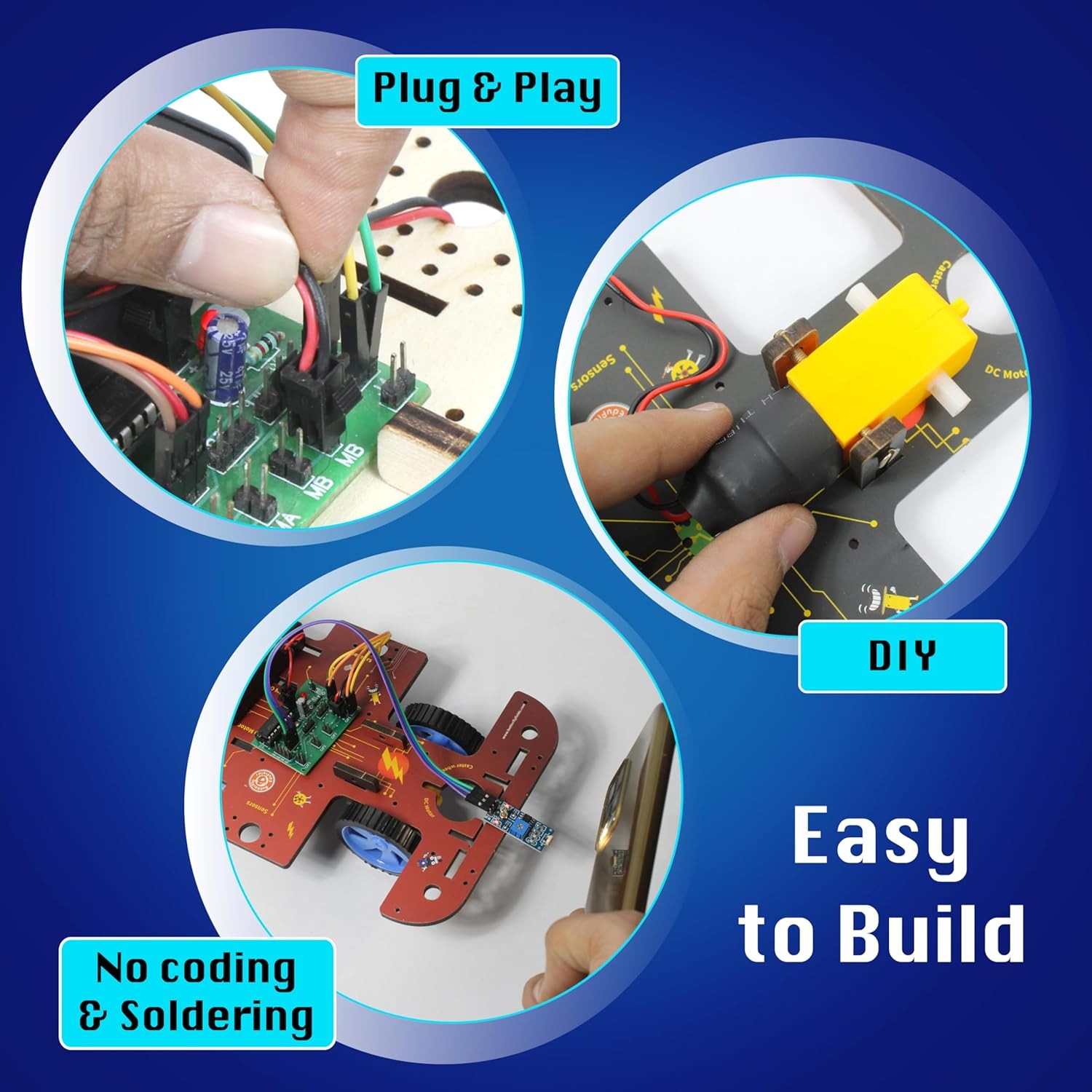 STEM Robotics Kit for Kids 8-14 | 10 Projects for Electronics & Engineering