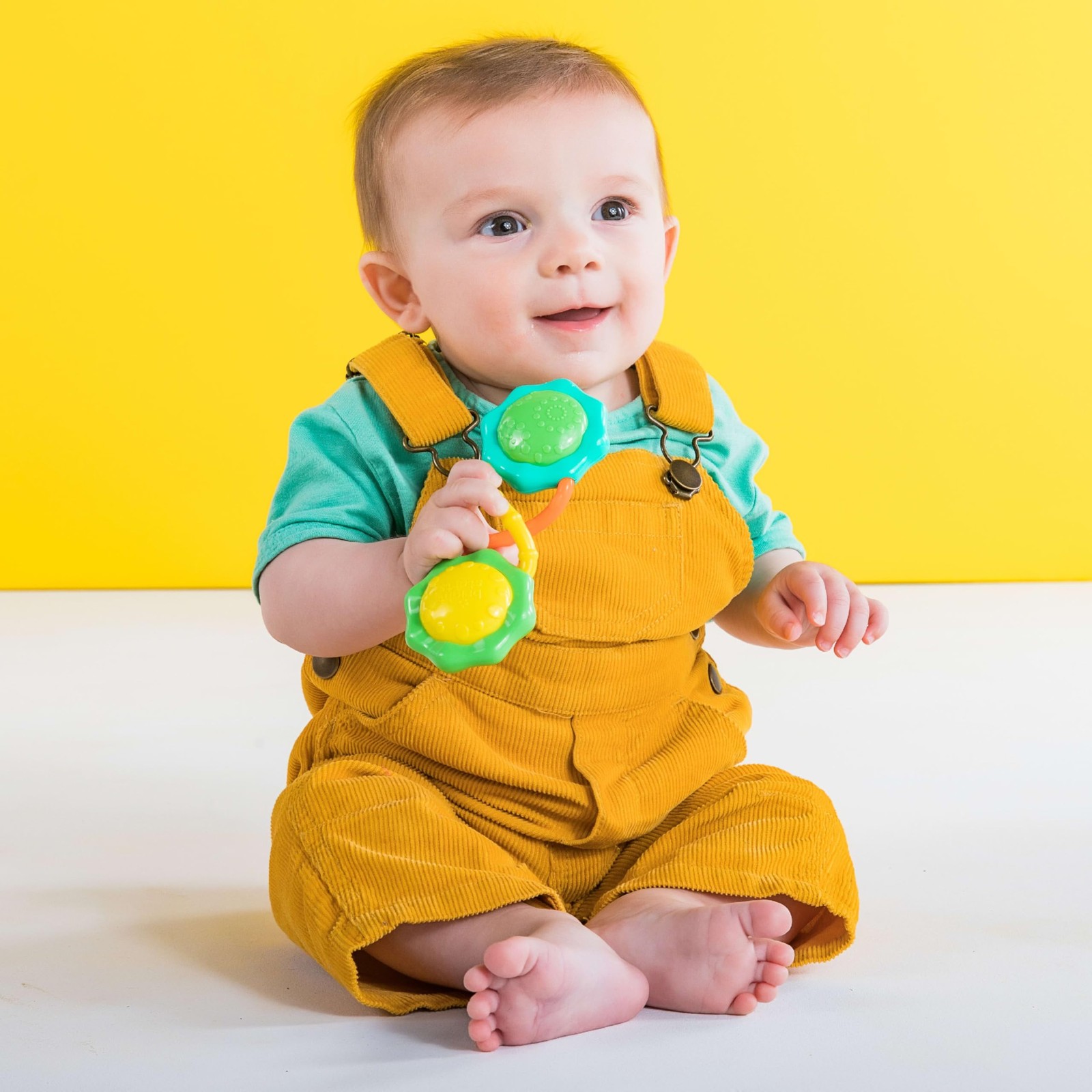 Bright Starts Rattle & Shake 1 Count (Pack of 1), & Green