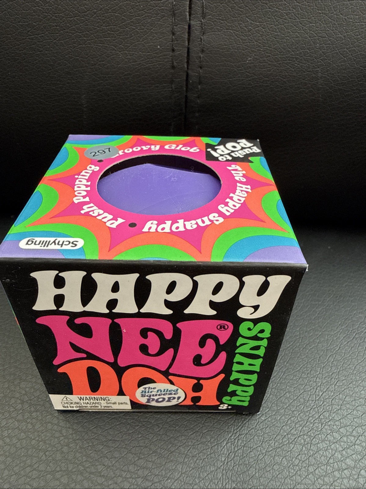 RARE PURPLE Happy Snappy Push Popping Groovy Glob Air Authentic New In Box