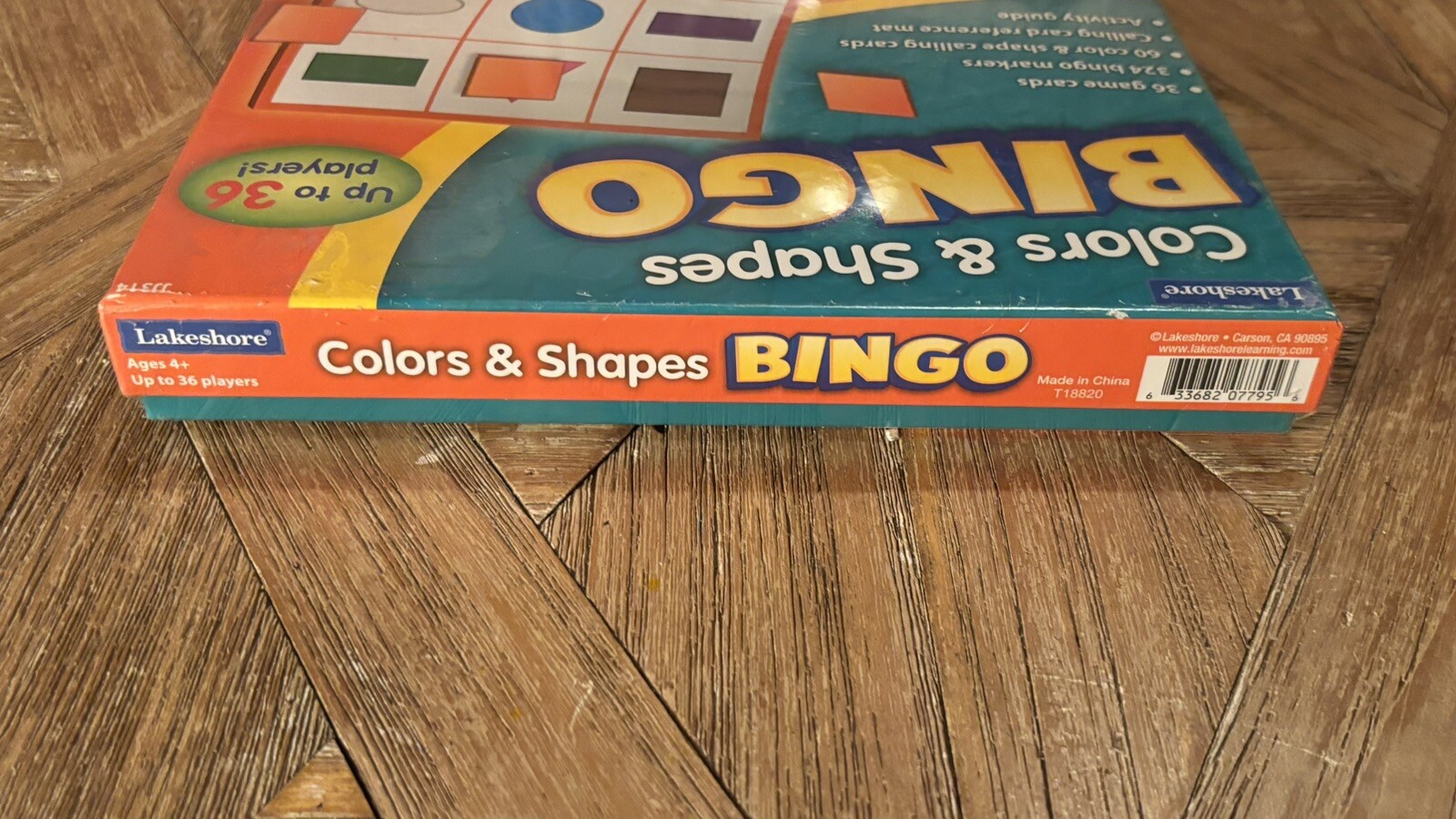 LAKESHORE Colors & Shapes Bingo JJ314….SEALED/NEW