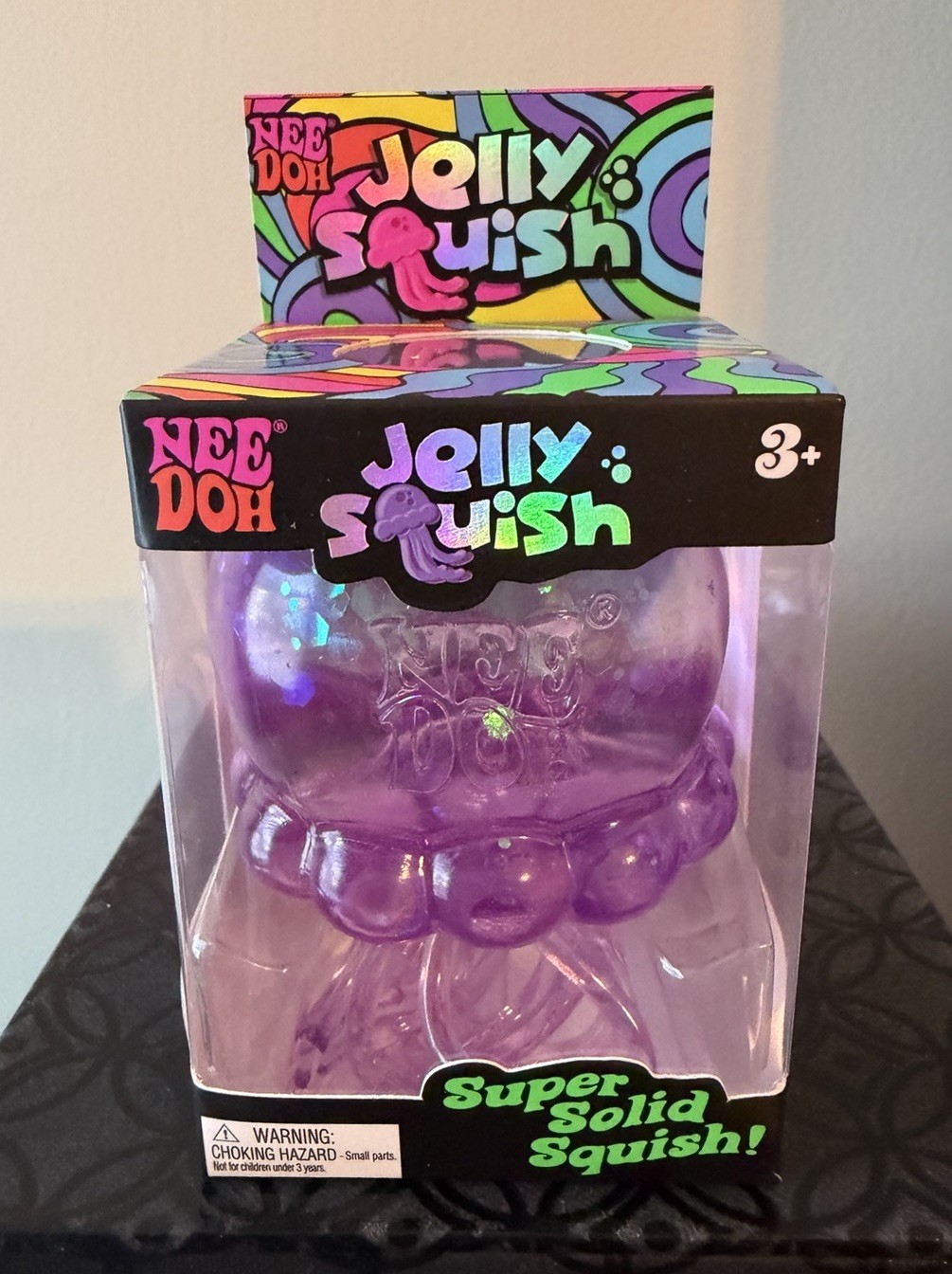 Authentic Schylling NeeDoh Jelly Squish Jellyfish Purple – Sealed New In Box