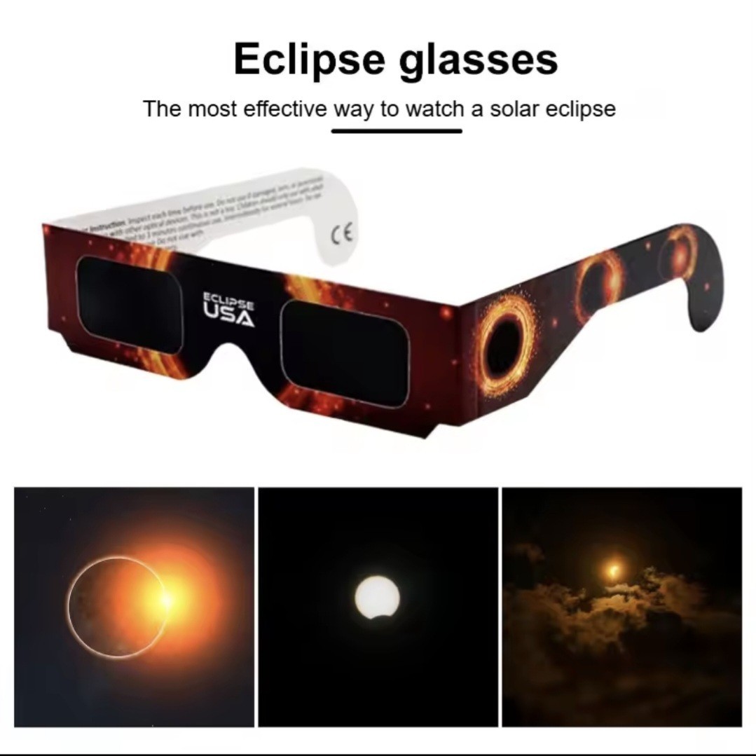 ​10x Solar Eclipse Glasses CE ISO Certified – Safe Sun Viewing UK Aug 12th 2026