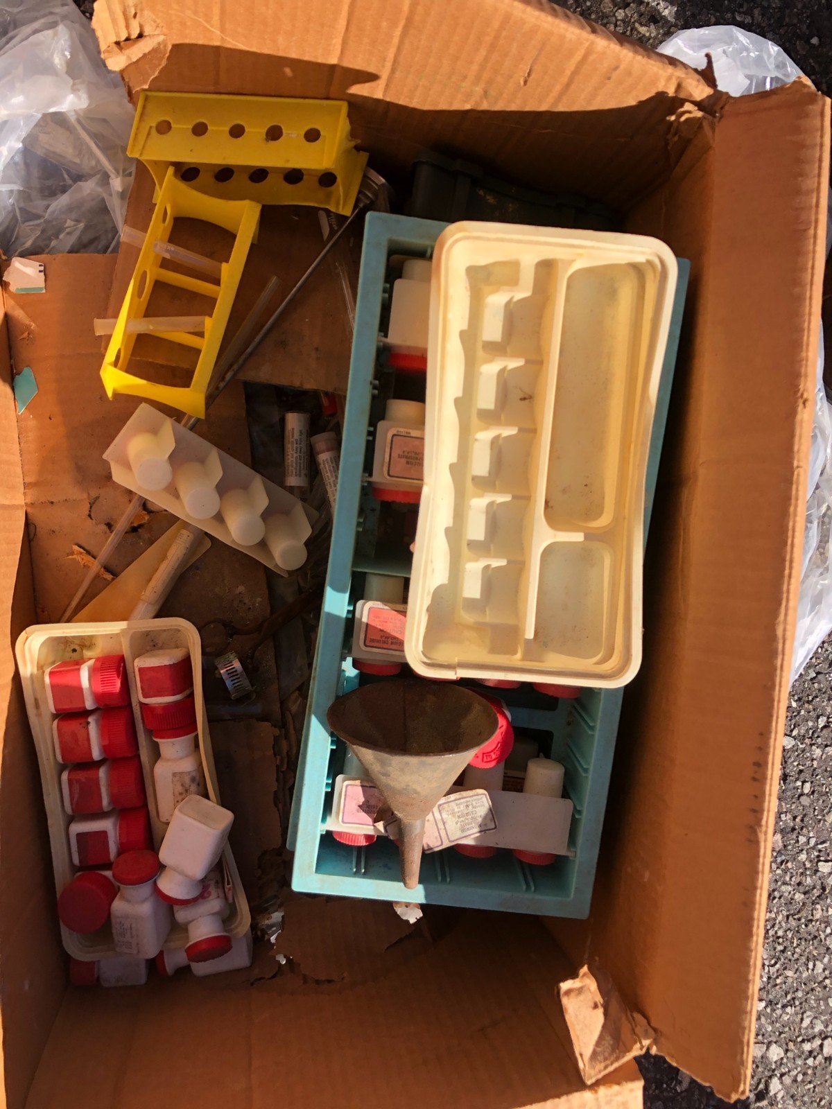 1960s Skil-Craft Chemistry Lab Set Nearly Complete Science Kit w/ Box Pyrex Tube