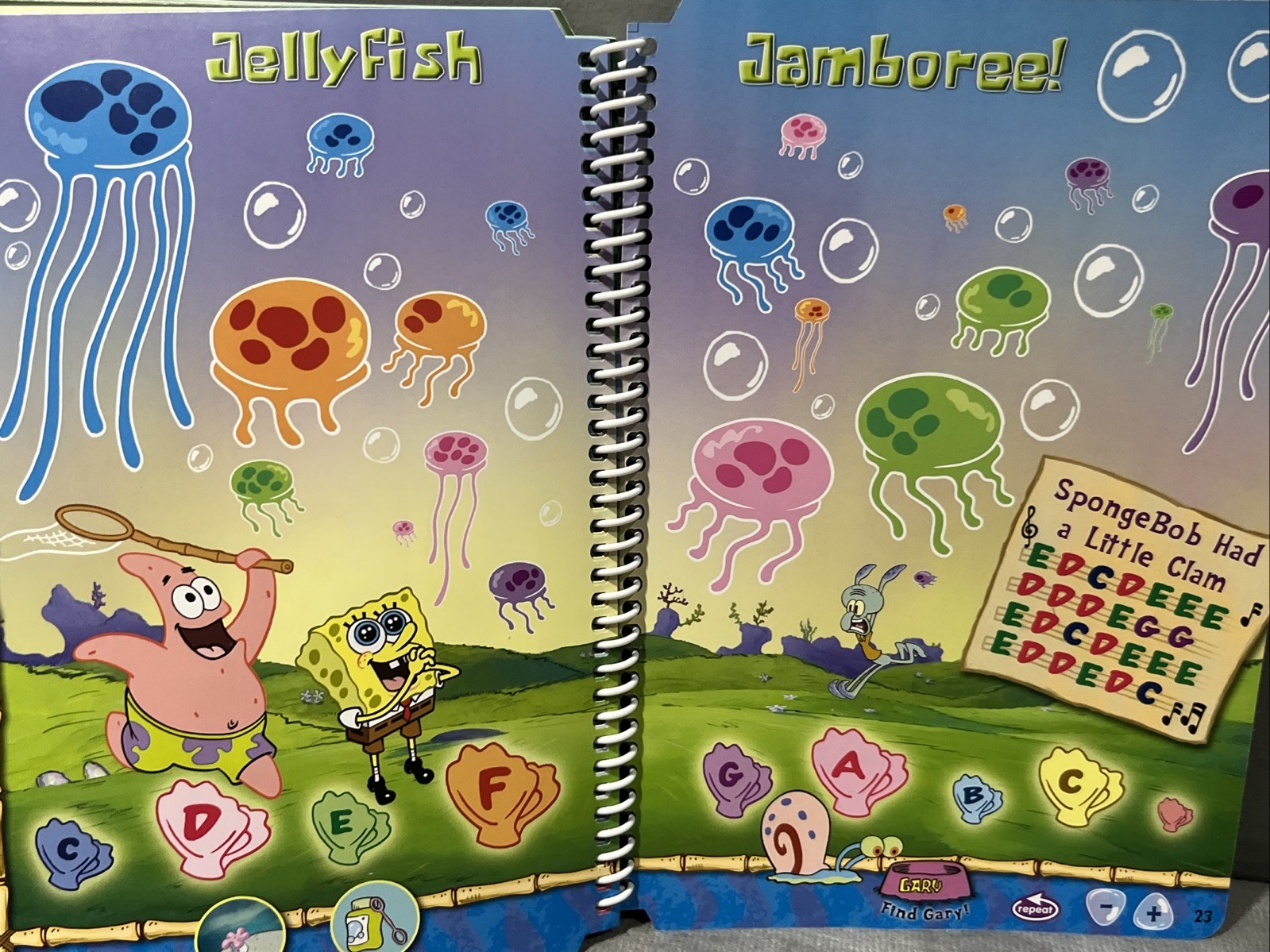 Leap Frog LeapPad Learning System SpongeBob Squarepants Salty Sea Stories Book