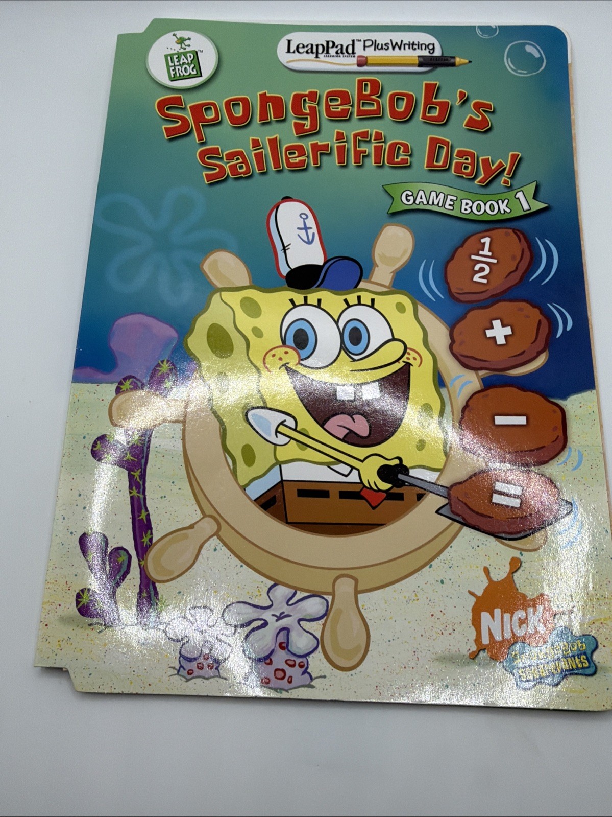 LeapPad Plus Writing Patrick and Gary’s Kelptastic Day Game Book 1&2 +Cartridge