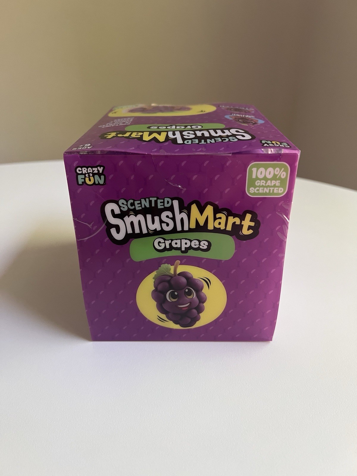 🍇 Smush Mart Scented Grapes JUMBO VIRAL SQUISHY 6” RMS USA Crazy Fun