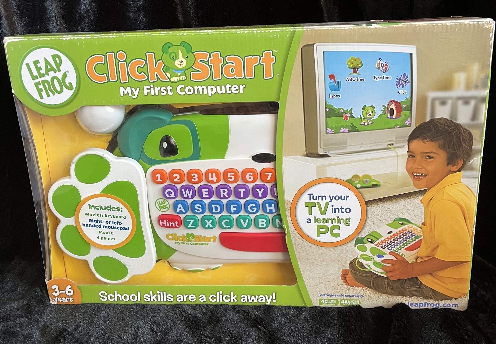 LeapFrog Clickstart My First Computer Wireless Keyboard New Sealed