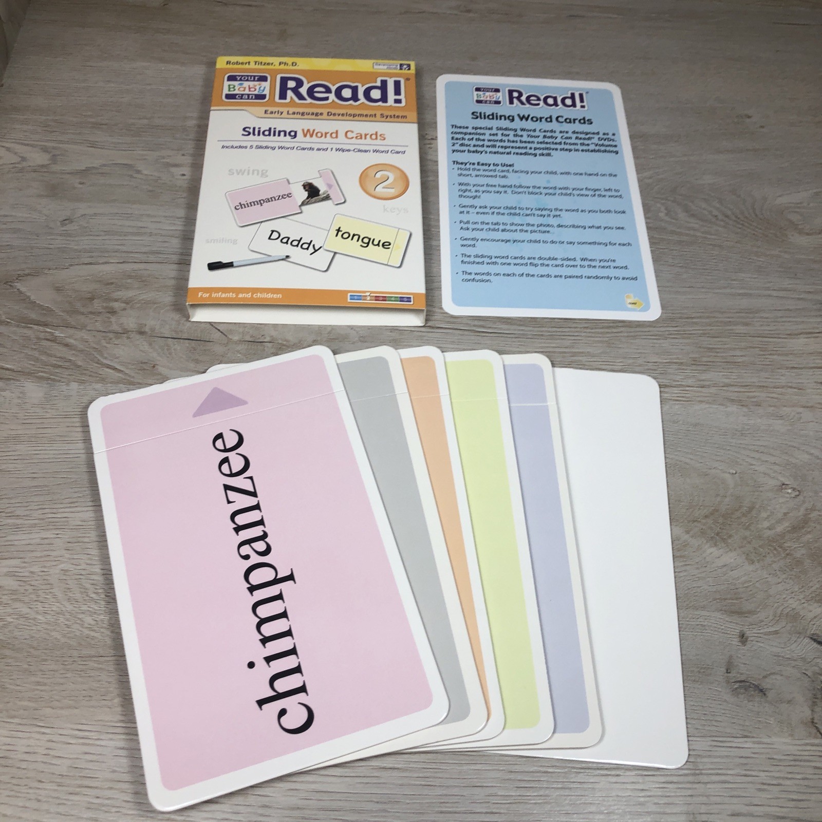 YOUR BABY CAN READ Robert Titzer Early Language Development System+Bonus Books