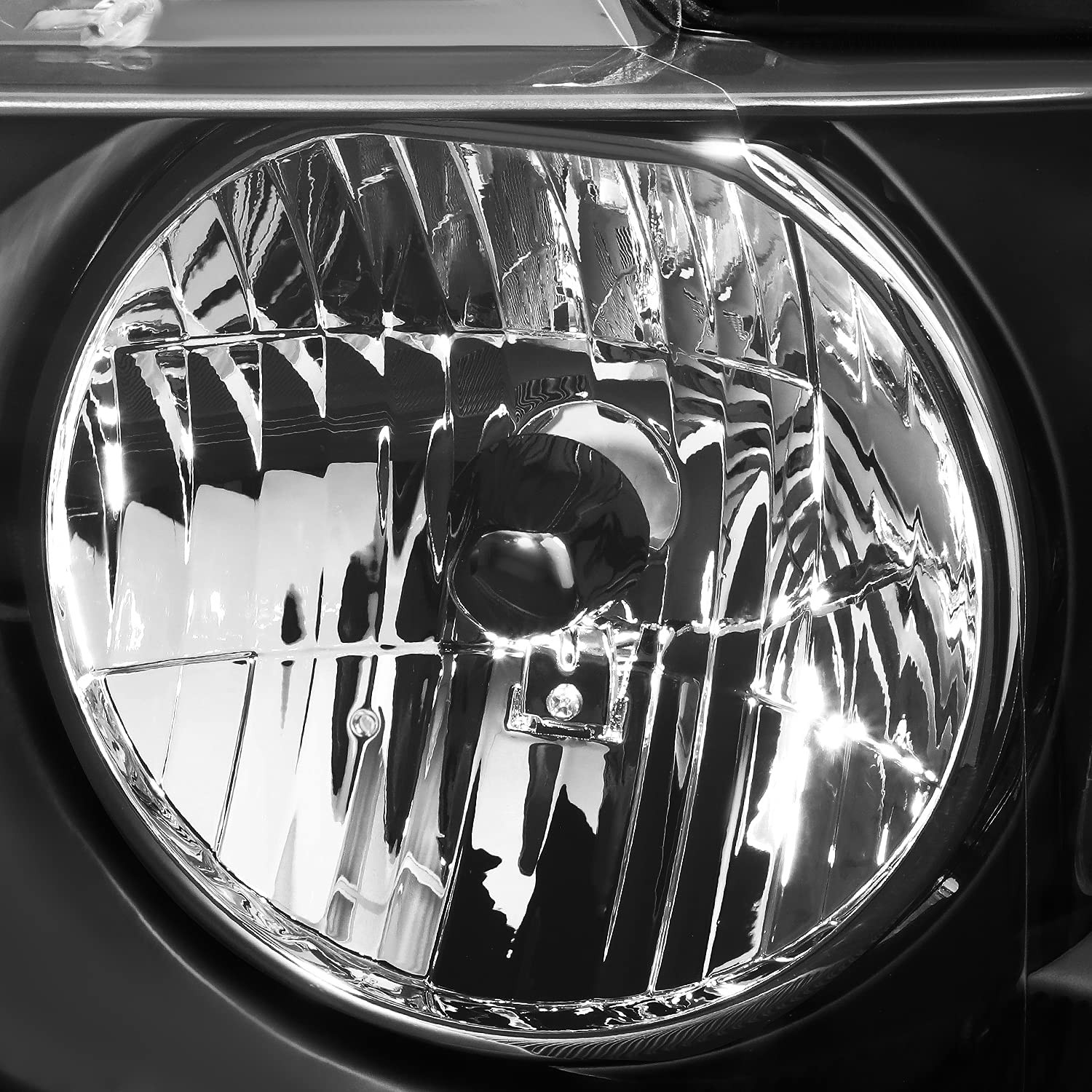 F 150 04 08 Headlights Black Headlight Assembly Compatible with F 150 Mark LT