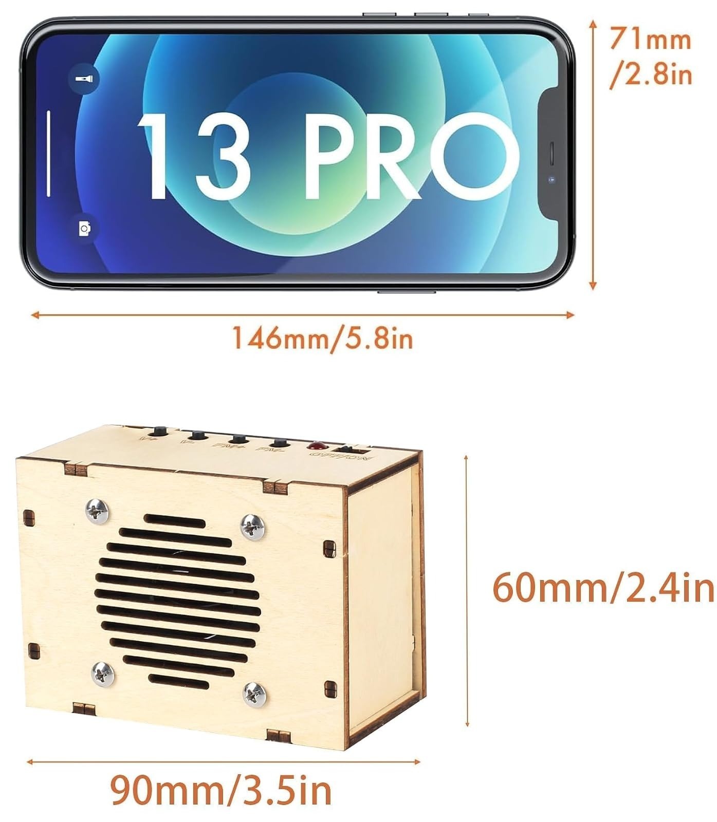 STEM Radio Kit for Kids 8-12, Build Your Own FM Radio, DIY Electronics