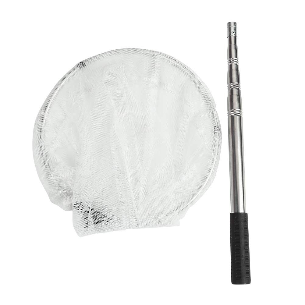 12 Inch Ring 24 Inch Net Depth Butterfly Insect Catching Net Extendable Handle