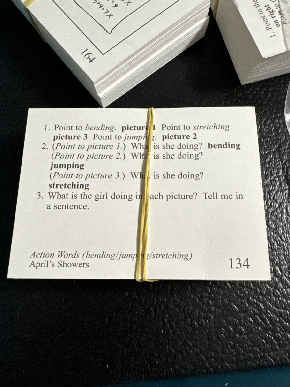 Linguisystems Vocabulary Play by Play Game April’s Showers A Semantics Game