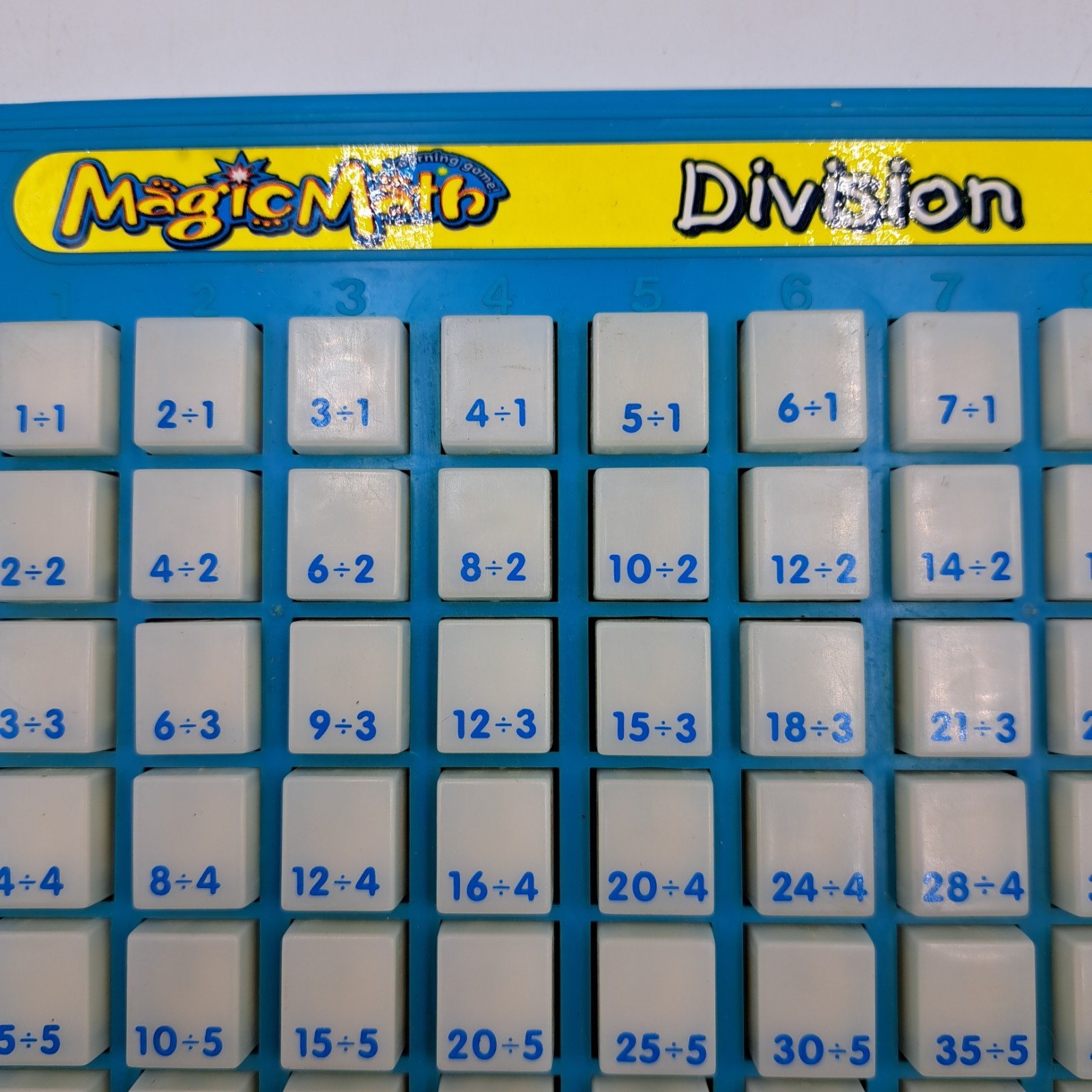 Magic Math Division Manual Machine Math Practice Homeschool Early Learning