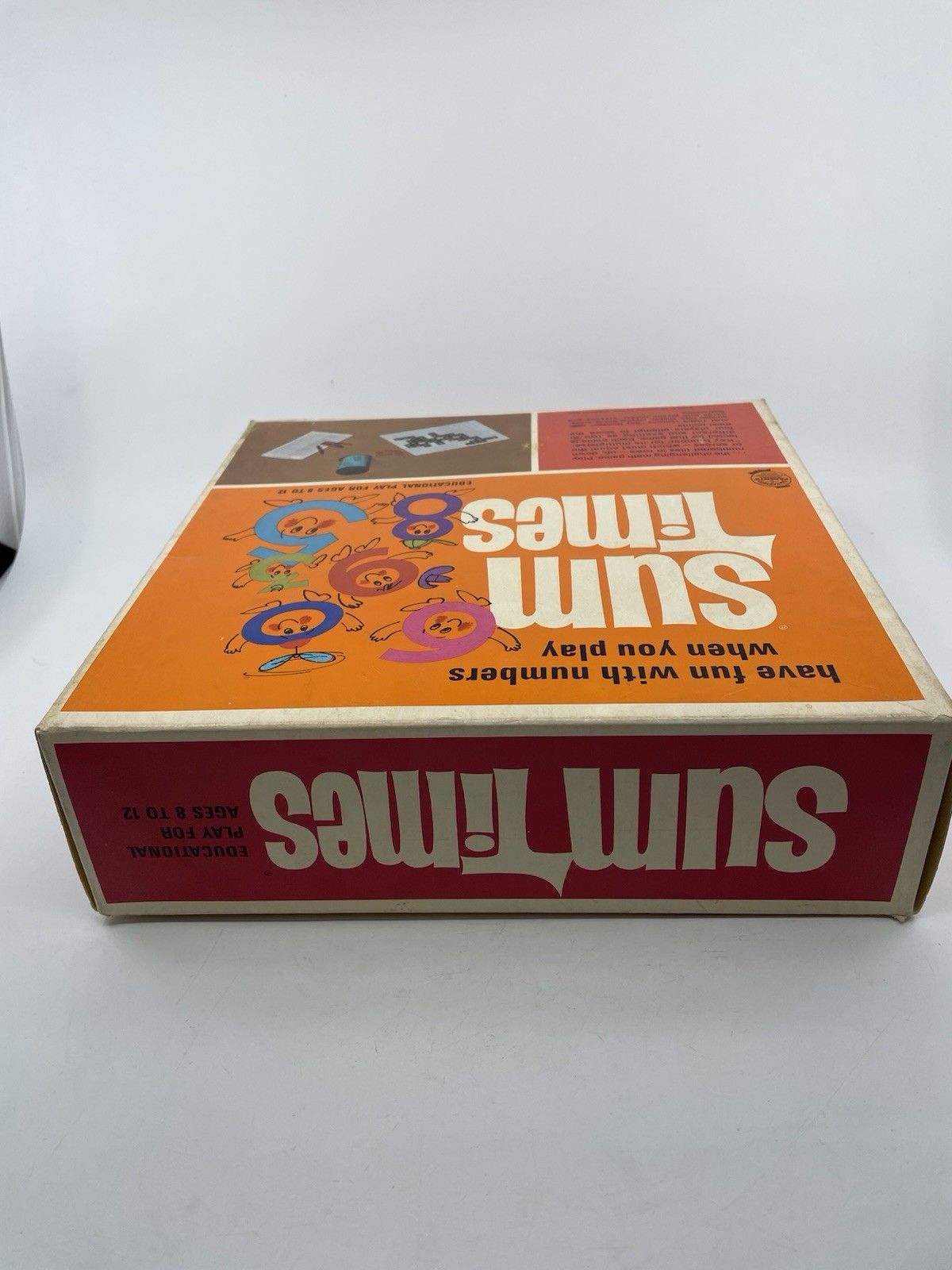 Sum Times Vintage Math Board Game 1968 Classic eduPLAYtional Game 2 Ed VHTF