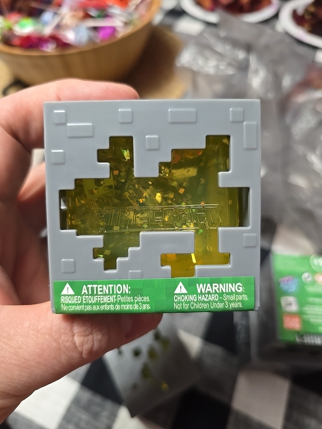 New MINECRAFT JELLY CUBES – Yellow Viral Squishy – IN HAND Ships Fast
