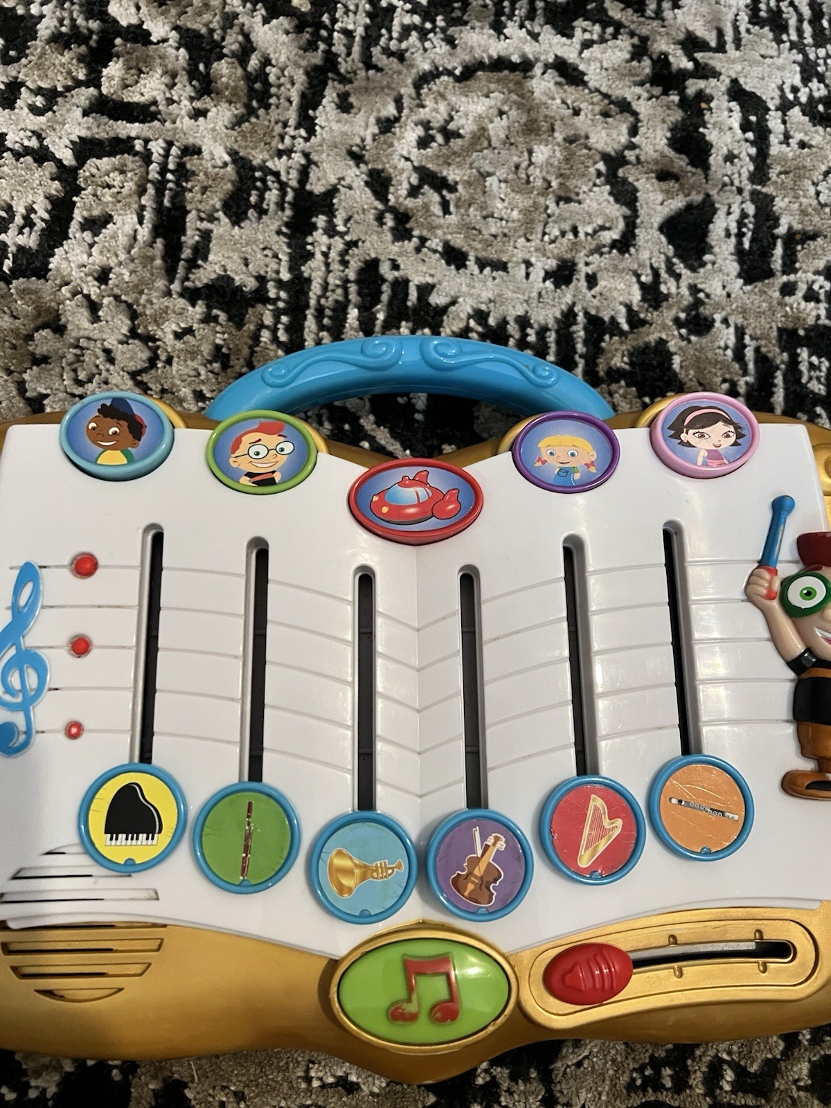 LITTLE EINSTEINS MATTEL 2006 SYMPHONY COMPOSER MUSICAL TOY WORKS