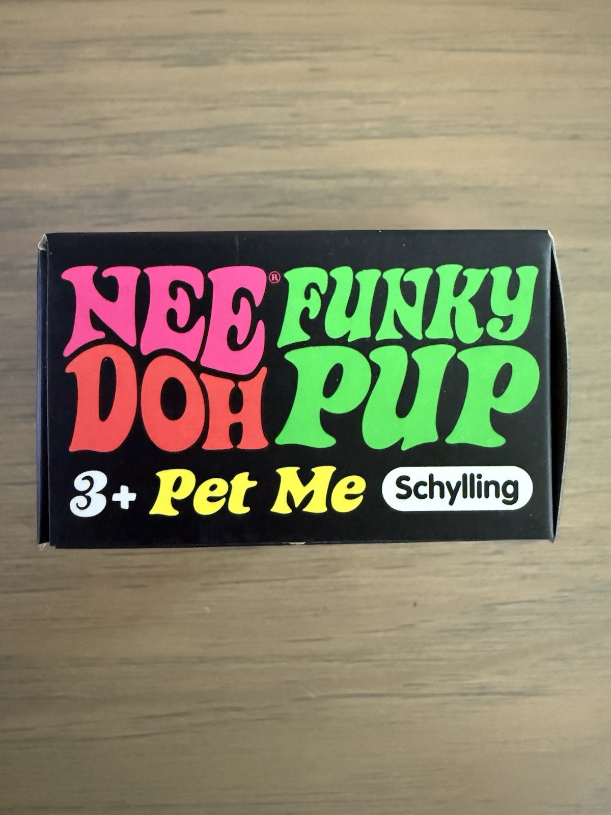 Schylling NeeDoh Teal FUNKY PUP Squeeze Ball Squish Nee Doh Authentic New Sealed