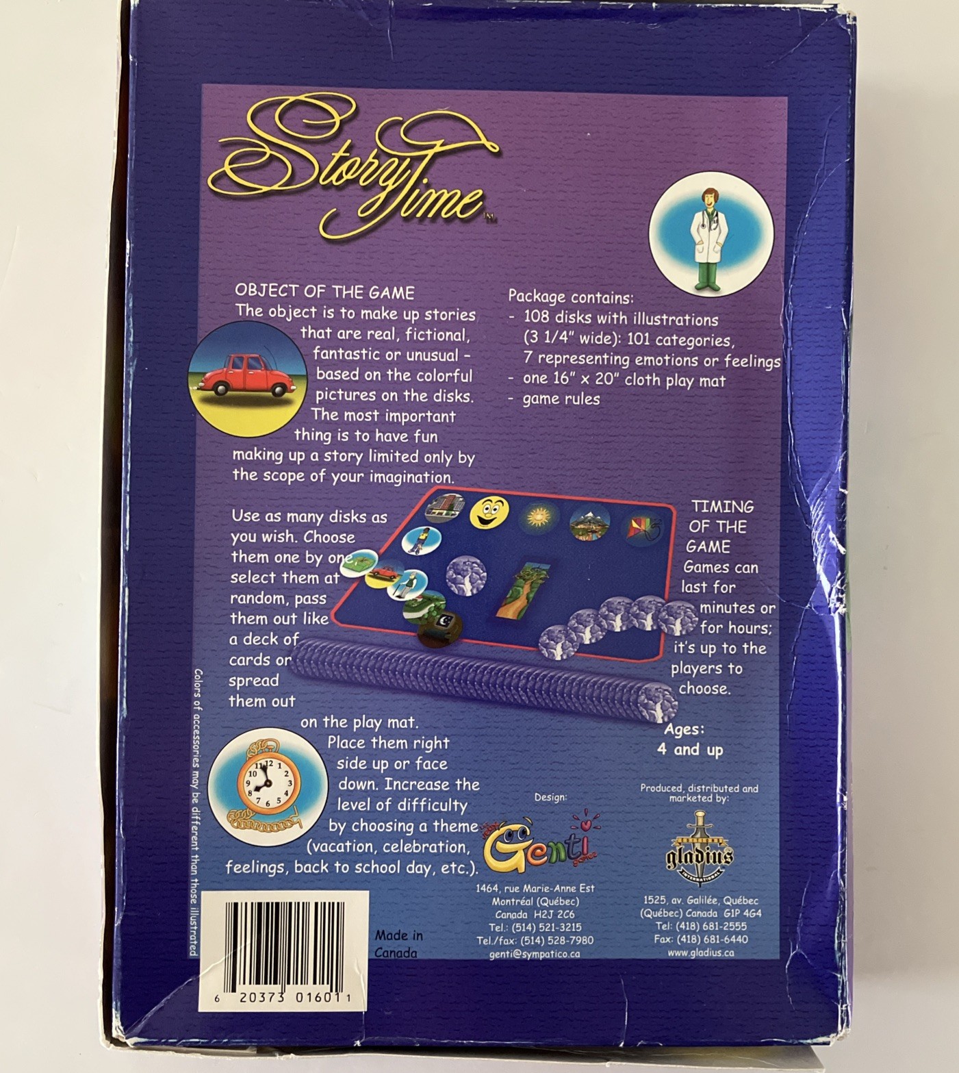 STORY TIME Game – Speech/Language Homeschooling Counseling Emotions Imagination