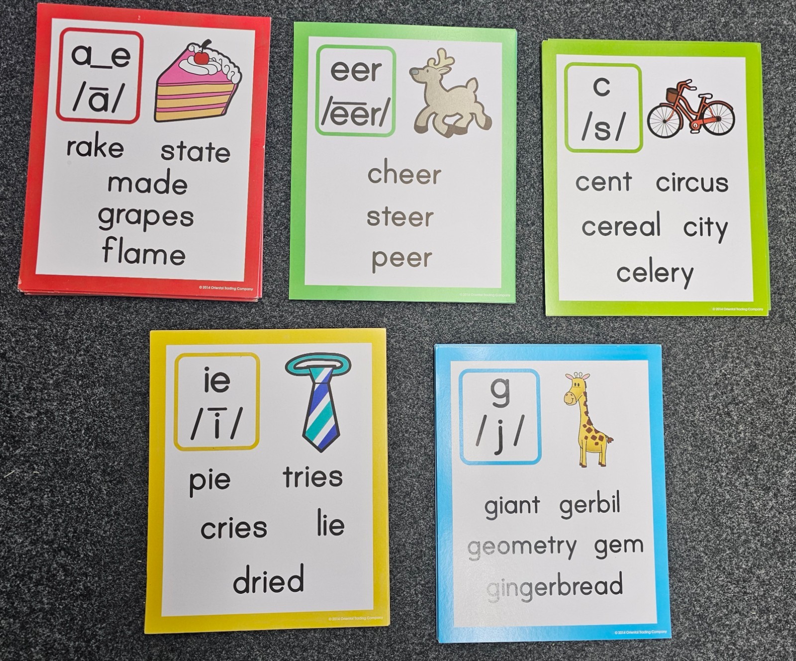 Complete Alphabet & Phonics Sound Wall Card Bundle by Oriental Trading Company