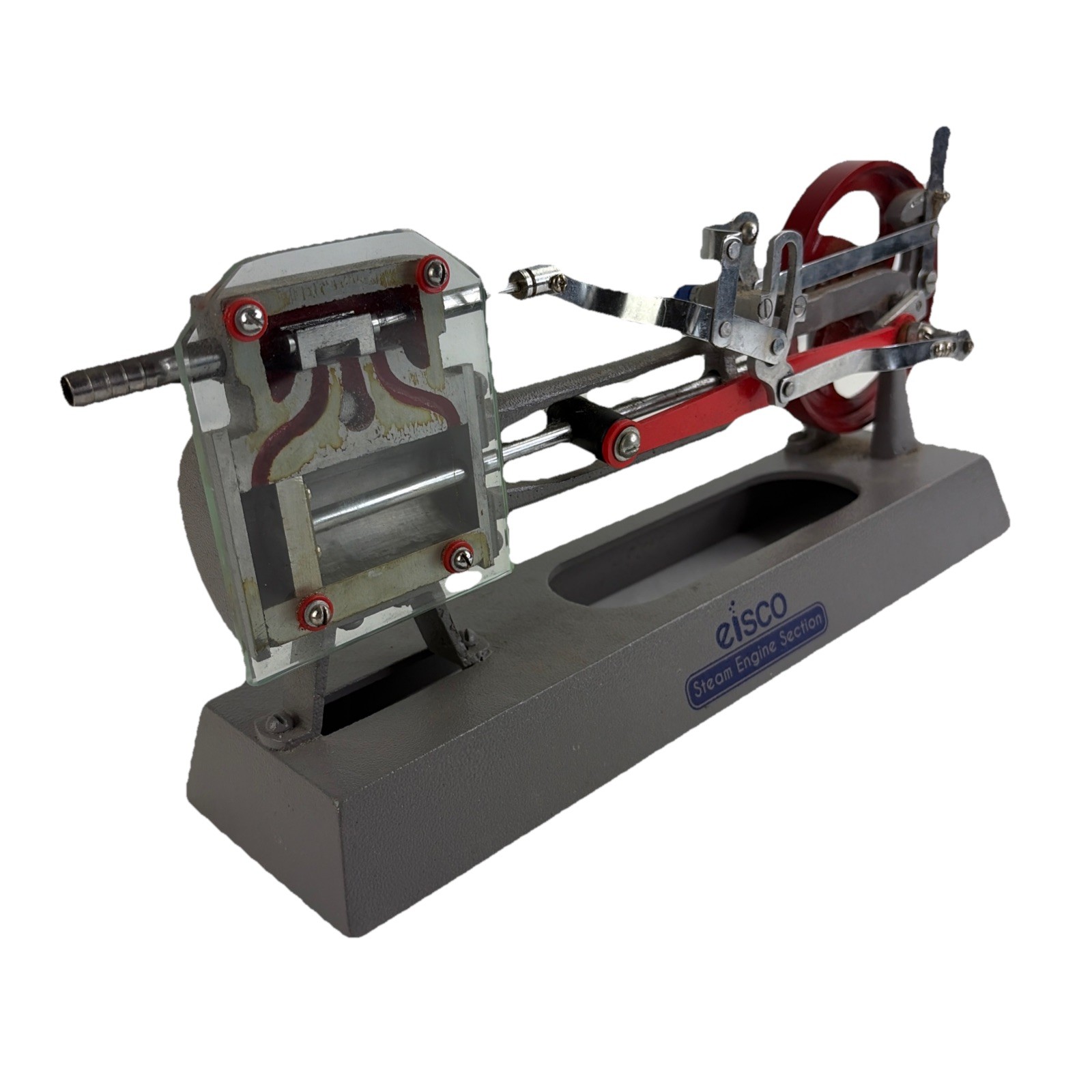 Eisco Labs Steam Engine Model Section Piston – Slide Valve – Link Motion WORKS