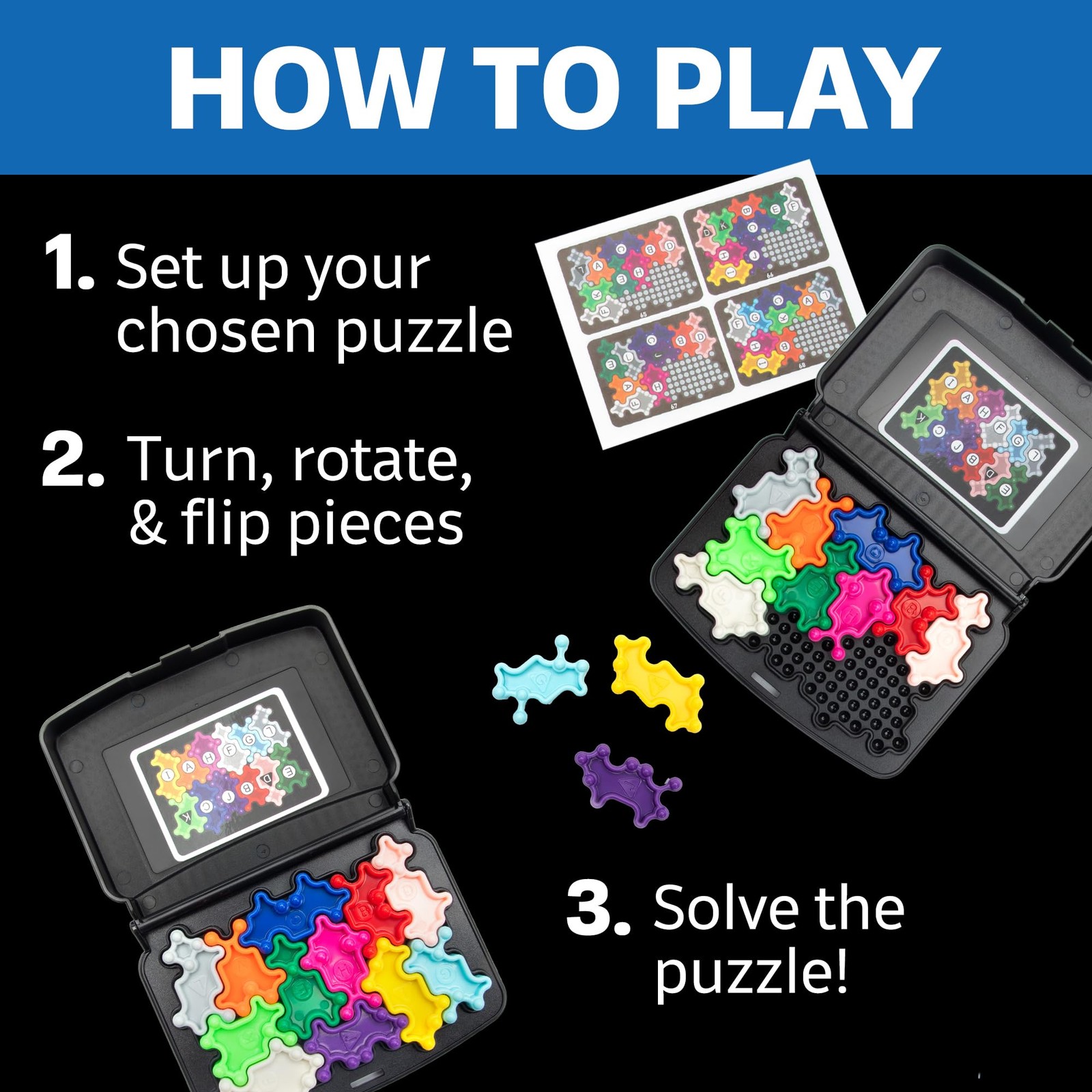 Educational Insights Kanoodle Cosmic Brain Logic Game for Kids, Teens & Adults,