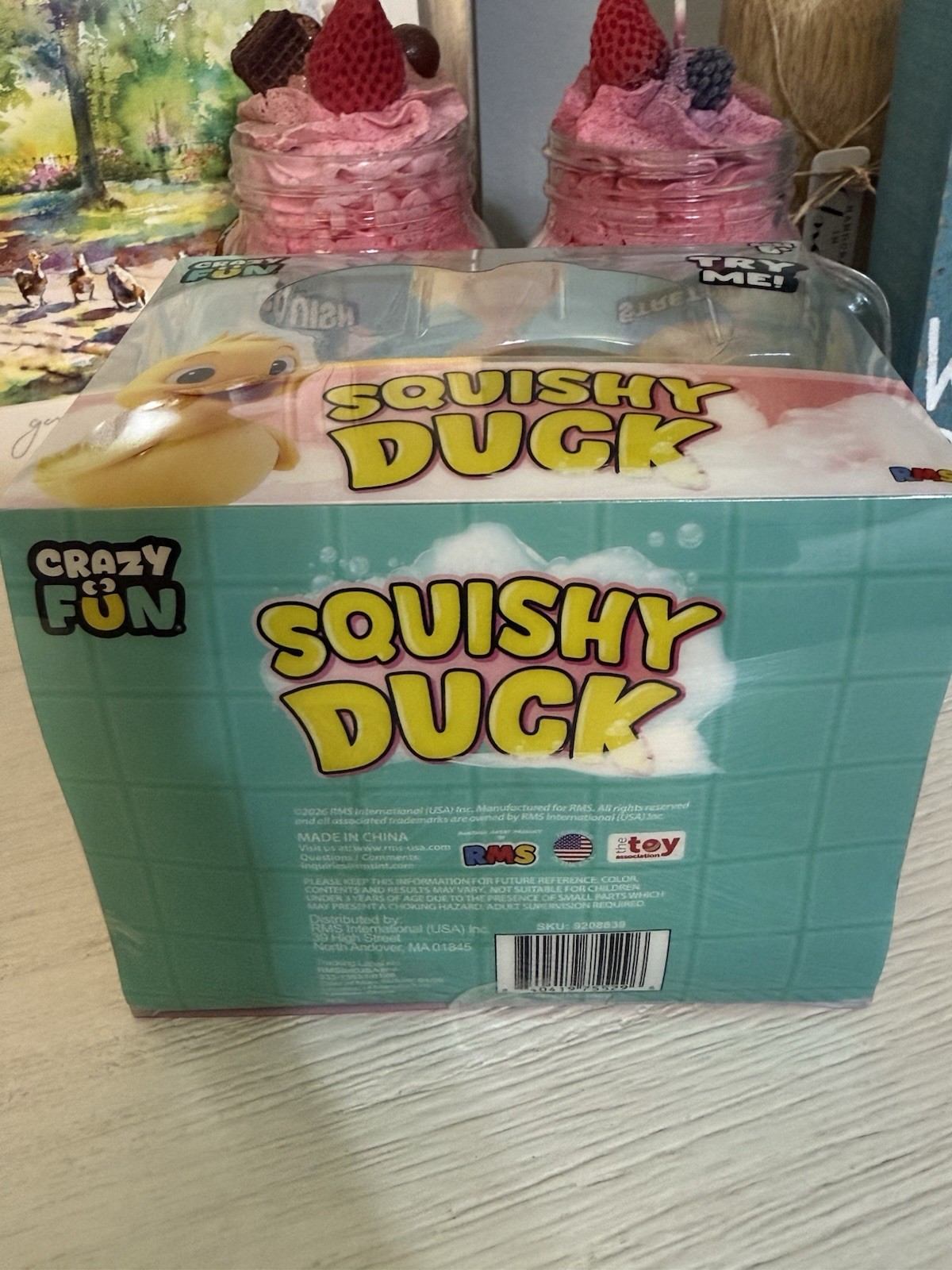 Jumbo Squishy Squeezy Duck Rare Viral TikTok Sold Out RMS Crazy Fun NEW Rare