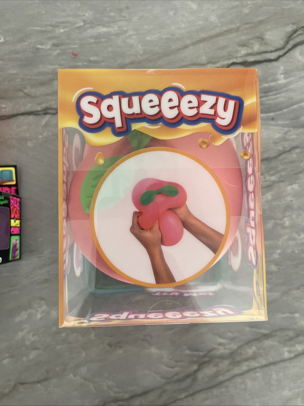 Nee Doh Nice Cube Blue Purple, Pink Color Changing Groovy Glob And Peach