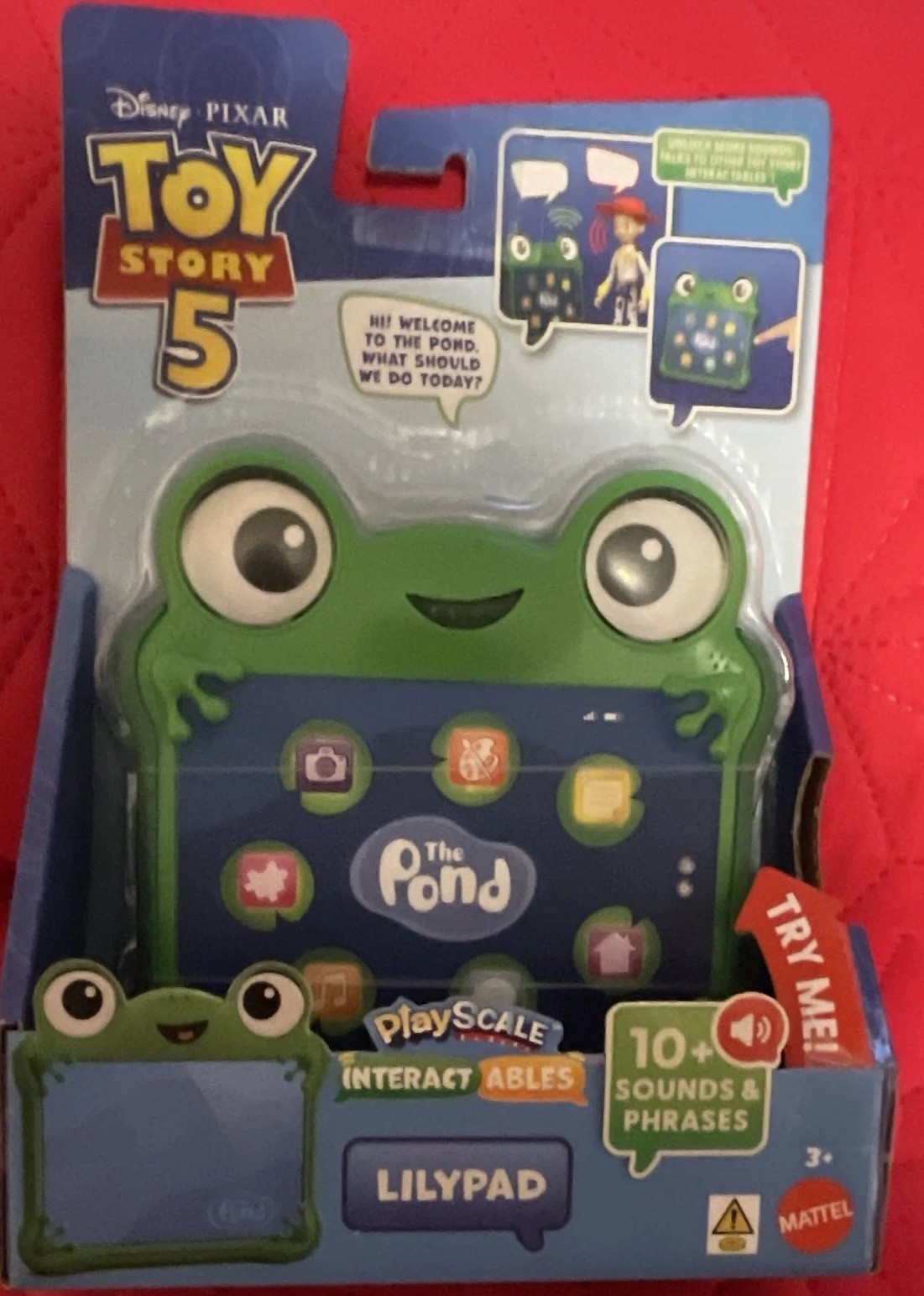 Mattel Toy Story LILYPAD PlayScale Interactables Interactive Toy, Ages 3+