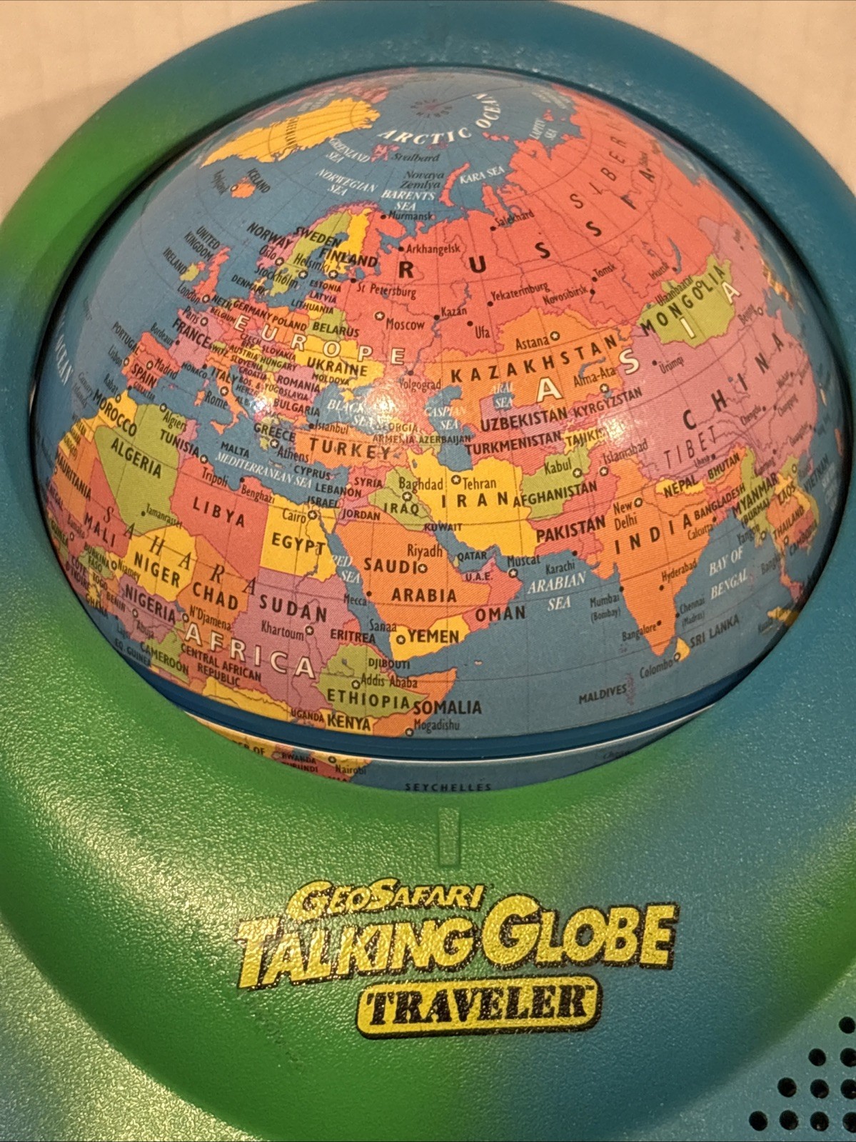 GeoSafari Talking Globe Traveler Educational Insights 5,000+ Geography Facts VTG