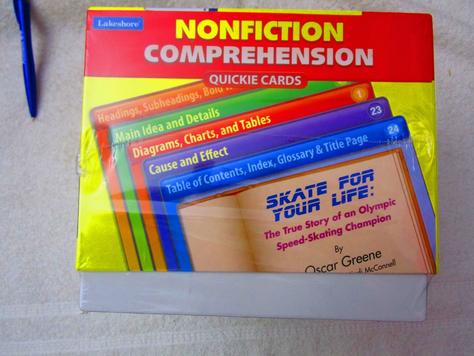 Lakeshore Nonfiction Comprehension Quickie Cards #LL862