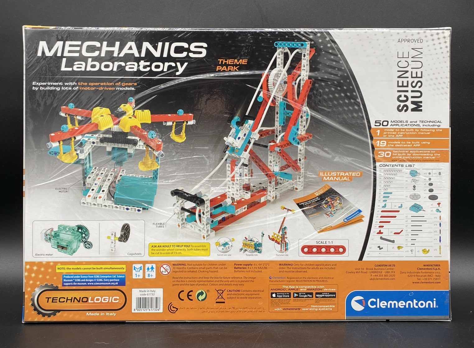Clementoni Mechanics Theme Park Science Museum S•T•E•M• New Sealed