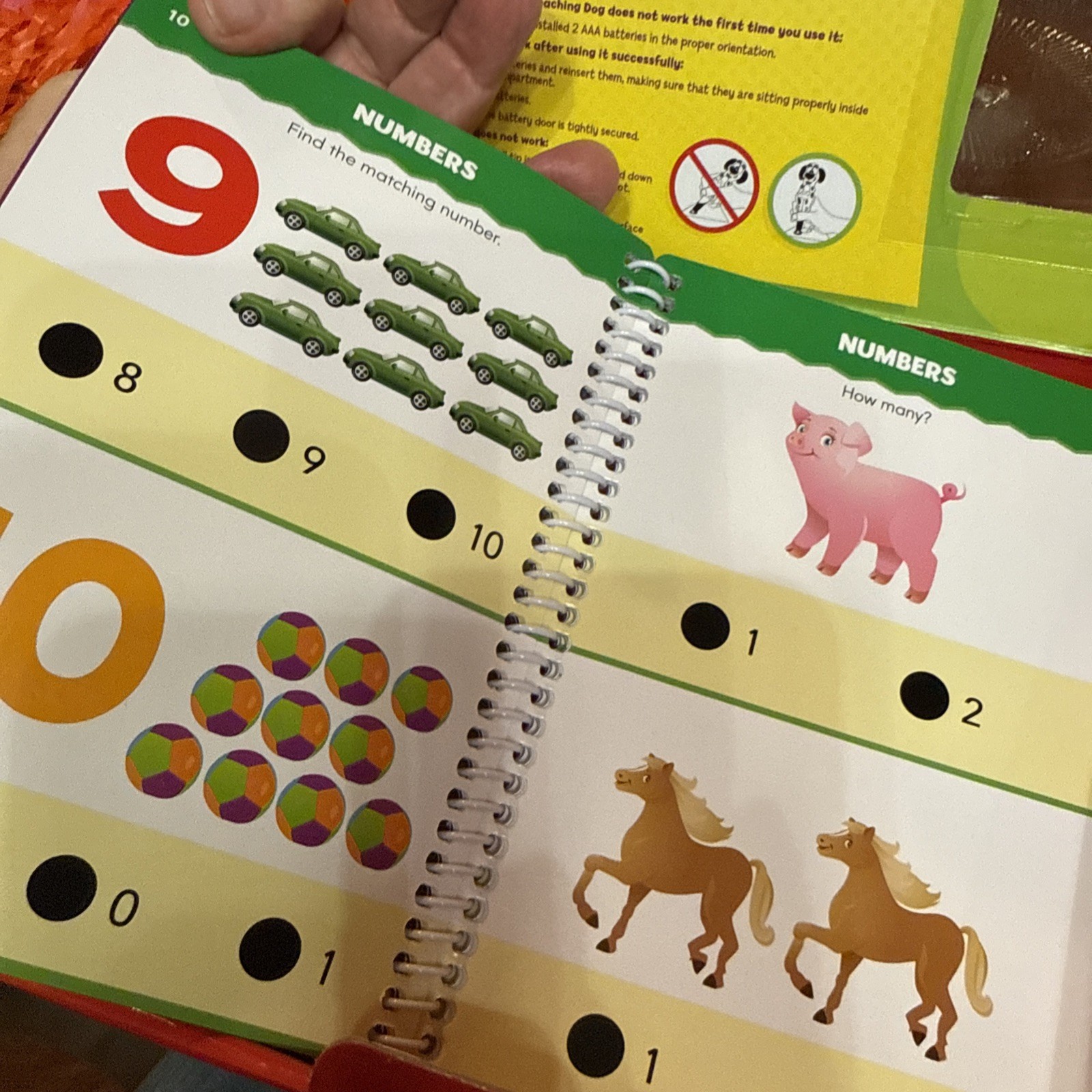 Hot Dots Let’s Master Math Pre-K Interactive Learning Ace Talking Teaching Pen