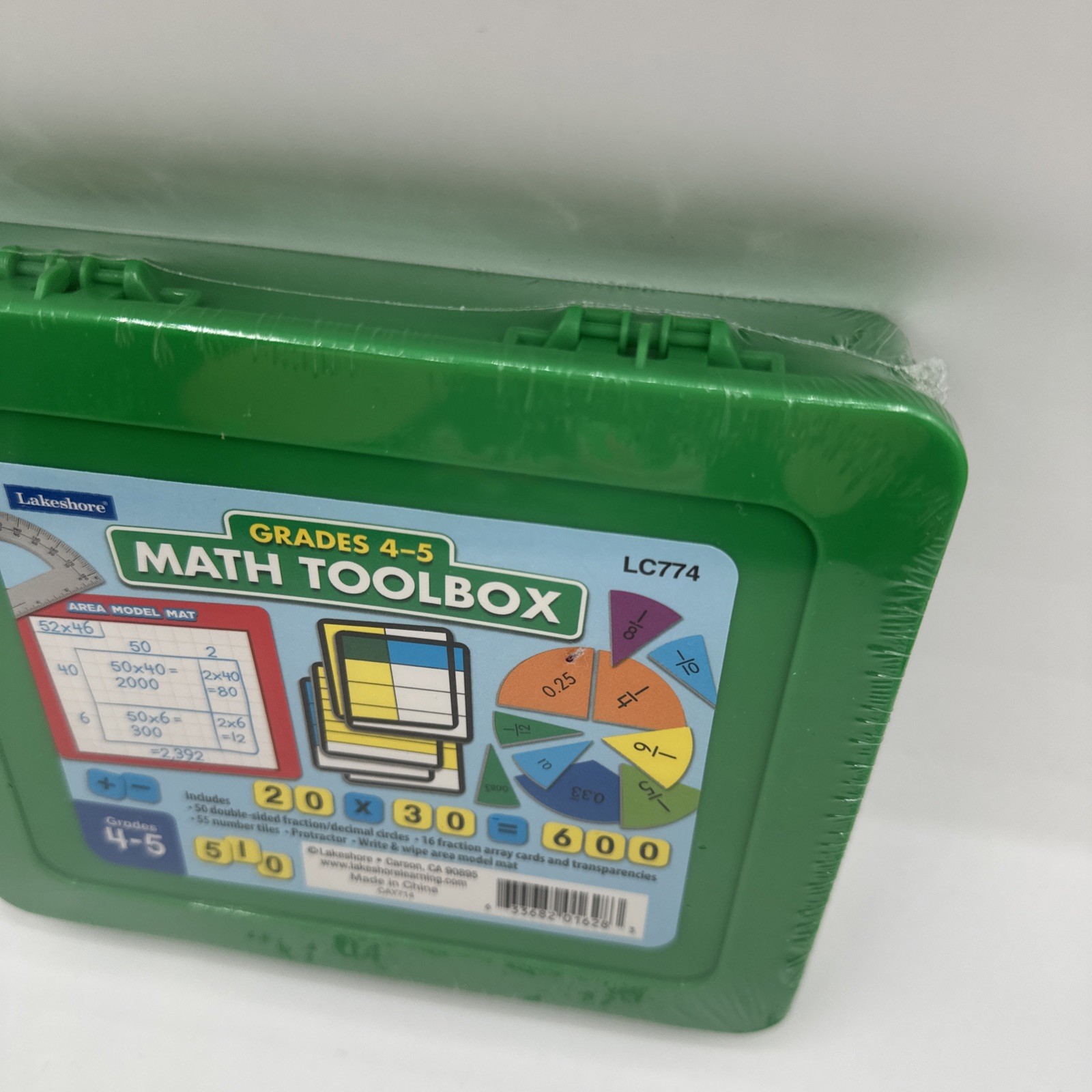 Lakeshore GRADES 4-5 MATH TOOLBOX LC774, NEW