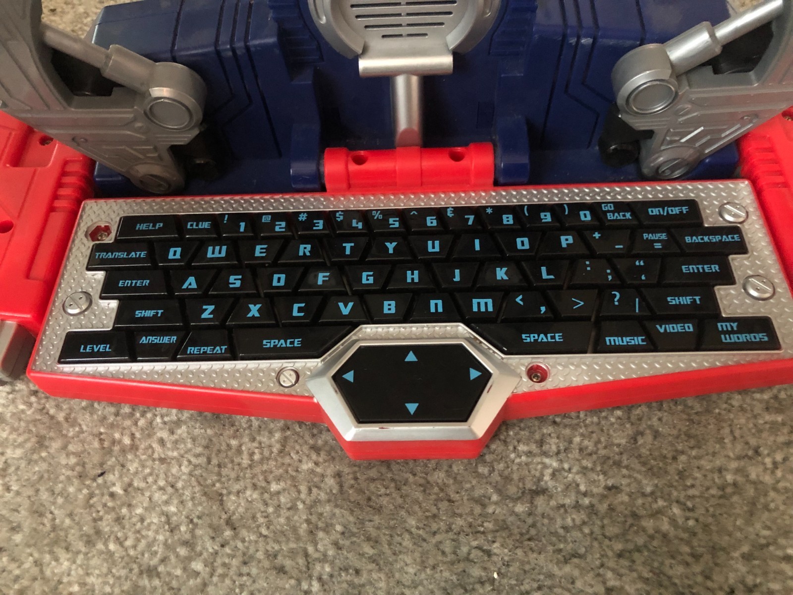 Hasbro Transformers Optimus Prime Kids Learning Laptop Computer Fully Functional